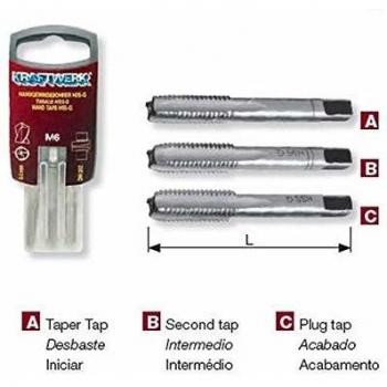 Conjunto de sujetadores KRAFTWERK 3 unidades M12 DIN352