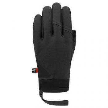 Guanti termici Racer Saga Softshell neri e blu - Taglia 9