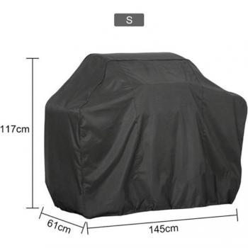 Heavy Duty Round BBQ Grill Cover - Waterproof and Dustproof Outdoor Protection for Weber Grills