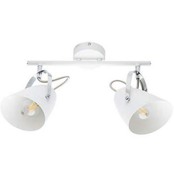 Deckenlampe Spot Strahler Leiste verstellbar weiß Chrom