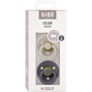 Chupetas BIBS 6-18M - Sand/Iron