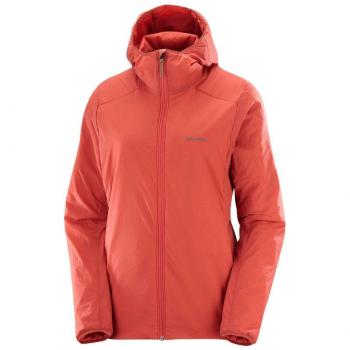 Chaqueta con capucha Salomon Mountain Flex mujer naranja - L