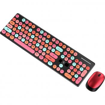 2.4G Wireless Silent Keyboard and Mouse Set for Office Use