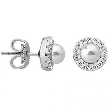 Pendientes Majorica de plata y perlas