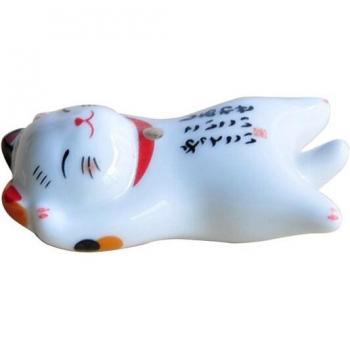 Titular de Palillos Gato de la Suerte Japonés