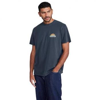 Chase Graphic Cotton Short Sleeve T-Shirt – Navy