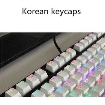 Kit Total de Teclas Coreanas 104 con Retroiluminación y Cable Ruso