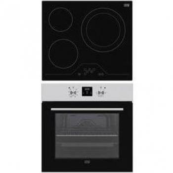 Set Horno + Vitrocerámica New Pol Nvh3z8p Negro/Inox
