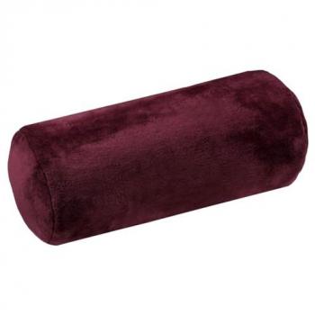 Coussin polaire bordeaux 45 cm x 20 cm
