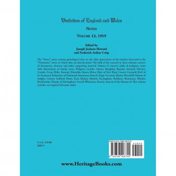 Visitation of England and Wales Notes : Volume 13, 1919