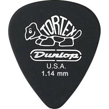 Dunlop Tortex Black Guitar Picks (0.6mm)