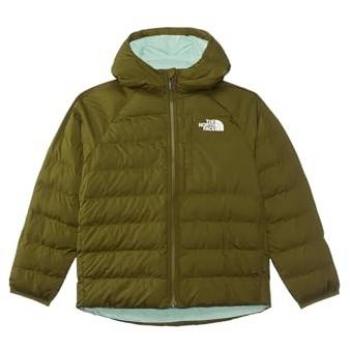 Chaqueta reversible The North Face para niño, modelo Perrito, color verde XL