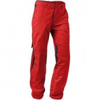 Kübler Pantaloni Vita Mix medio rosso e nero 50