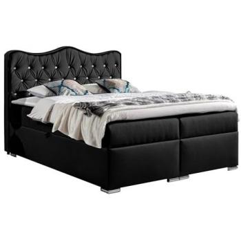 Lit Baltimore 162 Continental, Double, 180x200, Soft 011, Sommier à lattes