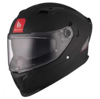 Casco Integral MT Helmets BRAKER A1 Pantalla Doble Negro Mate L