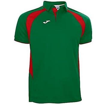 Joma Herren Champion 3 T-Shirt Dunkelgrün & Rot – 456, 2XS