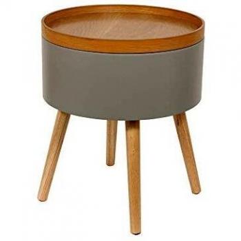 Mesa Auxiliar Redonda 38x49x38 cm