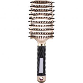 Nylon Bristle Hairbrush for Curly Hair