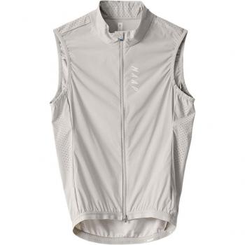 Chaleco Anti‑Viento MAAP Draft Team Gris Claro – XXL