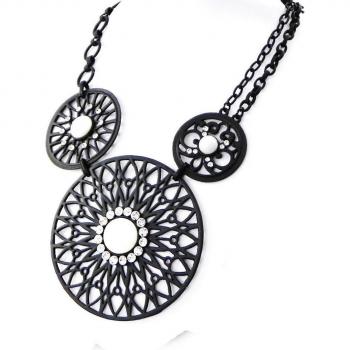 NOA H9005 Collier Creazione Carmen Nera e Bianca
