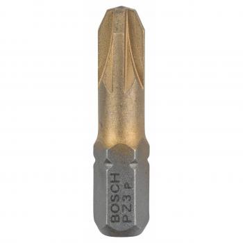 BOSCH Embout de vissage court et long pour vis à empreinte cruciforme Pozidriv - Longueur 25 mm