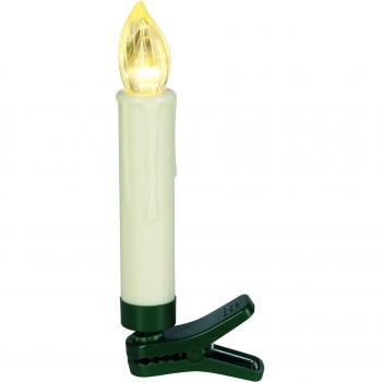 CHRISTmaxx Kerzenlicht-Set 15 Stück – 1,5 V kabellose Stromversorgung, Remote + Zeitgeber