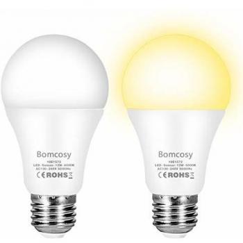 Sensore di Luce Lampadina E27 12W Bianca Fredda 6000K – Auto On/Off