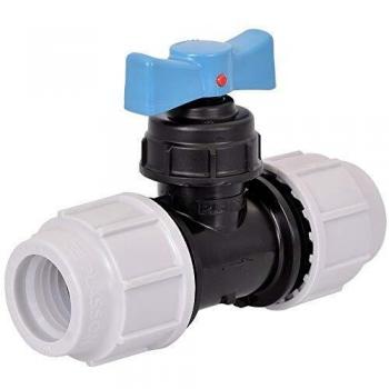 Plasson 25mm Plastic Stop Tap - Next-Day Delivery Available