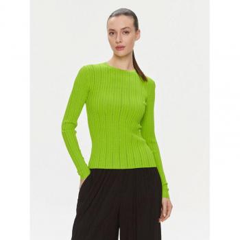CREW NECK SANS COLLÈRE « LEA » – T-shirt à manches longues vert, taille S