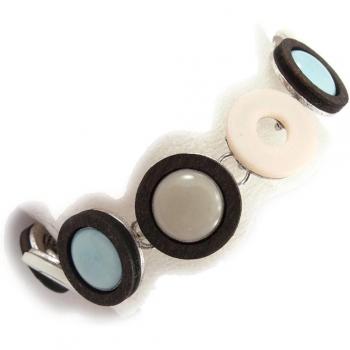 Bracelet Créateur Bora Bora 2025 – Nuances Beige & Bleu Ciel