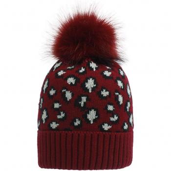 Women's Warm Leopard Faux Fur Hat