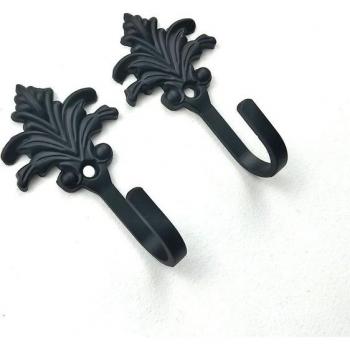 2 Stuks Vintage Wandhaken voor Thuis - Hoed, Jas en Sleutel Hanger