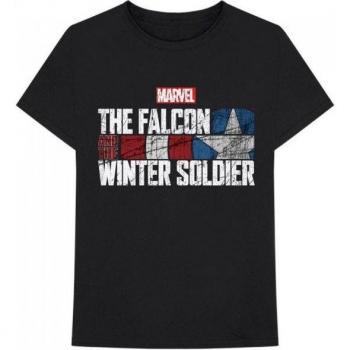 Marvel Comics Falcon & Winter Soldier Text T-Shirt