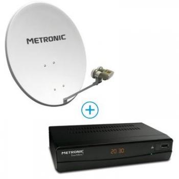 Décodeur satellite METRONIC PARABOLE+LNB MONOBLO