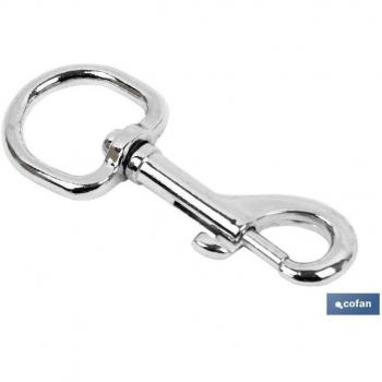 Cofan Mosquetón Oval 13x73mm - 50 Piezas