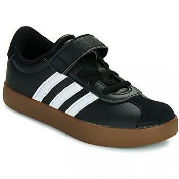 Adidas VL Court 3.0 Elastic C Trainers Core Black / Ftwr White / Black UK 11K