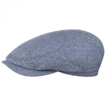 Stetson Flat Cap Seidenmütze mit Schirm, Made in der EU