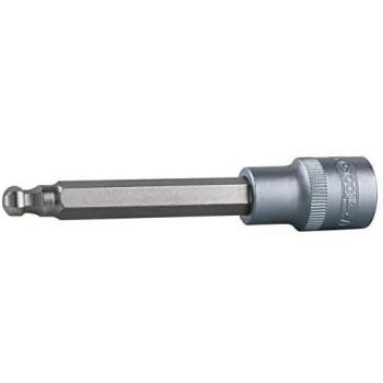 Douille KS Tools 6 pans, tête sphérique, 3/8 – long, 4 mm intérieur