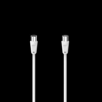 Hama Technics Antennenkabel 3 M - Hochwertiges Koaxialkabel für Fernseher