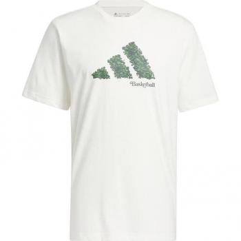 T-shirt Adidas Basketball Graphic Story, Blanc M