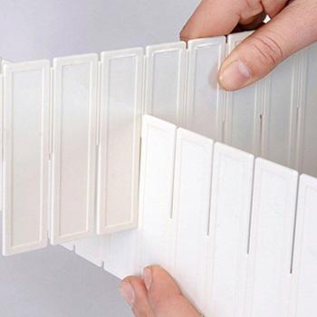 6Pcs Adjustable Drawer Partition Organizers