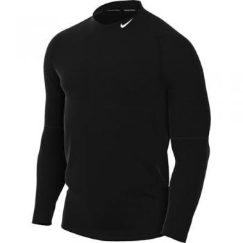 Camiseta Nike Pro de manga larga y cuello alto Dri-FIT para hombre - Negro (L)