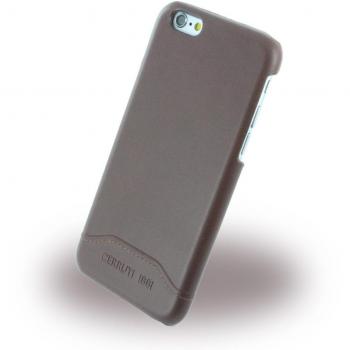 Cerruti 1881 Smooth Split Leather Smartphone Hülle für iPhone 6/6s - Braun