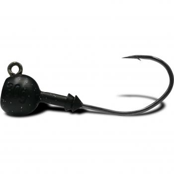 VMC Cavity Jig X3 15g - Bleikopf-Jig, Schwarz Matt, Größe 6/0