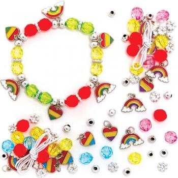 Rainbow Charm Bracelet Kits (3 Pack)