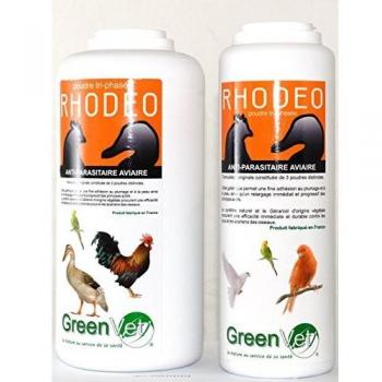 Poudre anti-parasitaire aviaire Rhodeo 500 g