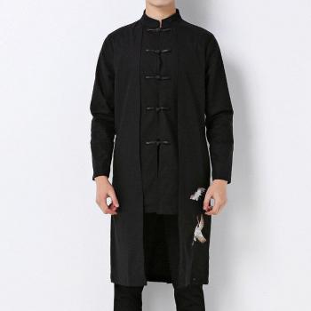 Traditionelle Tai Chi Jacke aus Baumwolle und Leinen