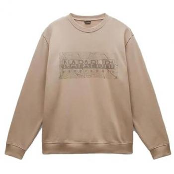 Napapijri B‑Albula C Sweatshirt in hellbeigem Farbton – Größe L