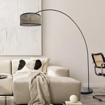 Lampada da terra Mexlite Solva - nero - metallo - 3739ZW