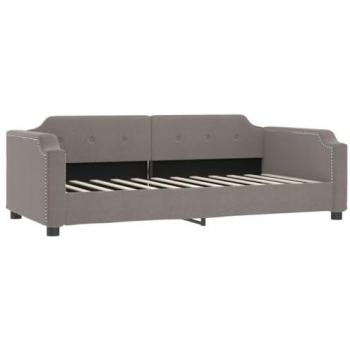 Sofá Convertible Tela Gris Taupe 100x200 – Sin Colchón